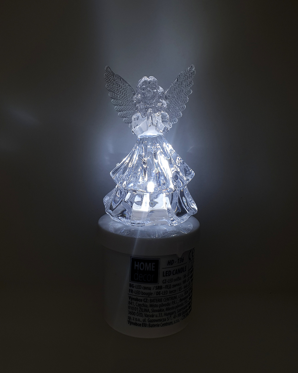 LED svíčka anděl - Obrázek 2